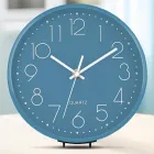 Reloj silencioso de pared moderno para cocina, 20 cm