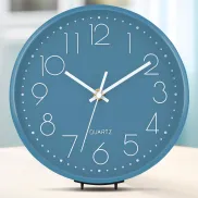 Reloj silencioso de pared moderno para cocina, 20 cm