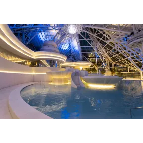 Hotel 3★ con spa y media pensión en CALDEA desde 67€