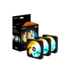 Ventiladores ARGB Gigabyte 120mm Pack de 3 Sin Cables