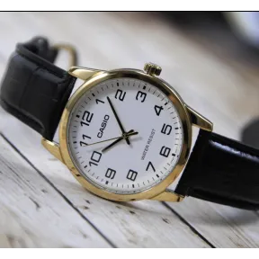 Reloj Clásico Casio MTP-V001GL-7BUDF con Caja Dorada