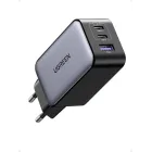 Cargador UGREEN Nexode 65W USB C con 3 Puertos Rápidos