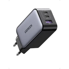 Cargador UGREEN Nexode 65W USB C con 3 Puertos Rápidos