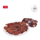 Jamón ibérico cebo 50% loncheado envasado al vacío 1 kg.
