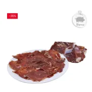 Jamón ibérico cebo 50% loncheado envasado al vacío 1 kg.