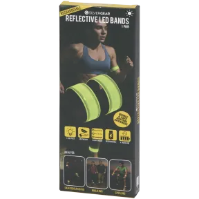 Pulseras reflectantes con LED Silvergear (2 unidades)