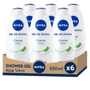 Gel de ducha Nivea Aloe Vera 6x650ml