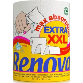 Maxiabsorción Renova - Rollo de cocina XXL Triple Blanco