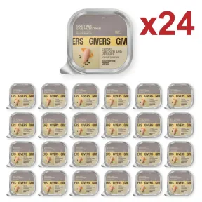 Pack GIVERS de comida húmeda para perros y gatos (x24 y x32)