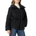 Chaqueta Acolchada para Mujer Extragrande con Cintura Ajustable