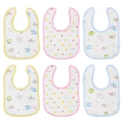 Baberos Impermeables para Bebés, 6 Pcs con Bandana