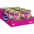 Mousse de Pollo para Gatos Vitakraft Poésie, Sin Azúcar 12 x 85 g