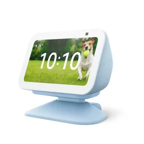 Soporte gris azulado para Echo Show 5 con USB-C regulable