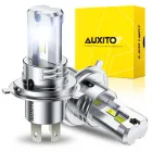Bombilla LED H4 AUXITO 6500K, 900% Brillo Frío