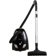 Aspirador negro con bolsa de 1,5 l y 700 W de potencia