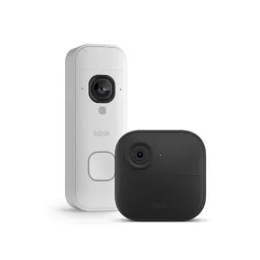 Cámara Blink Outdoor 4 y Videotimbre 2K+, Blanco, Pilas