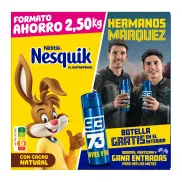 Cacao soluble Nesquik Estuche 2,5kg - Solo 12,25€ suscríbete