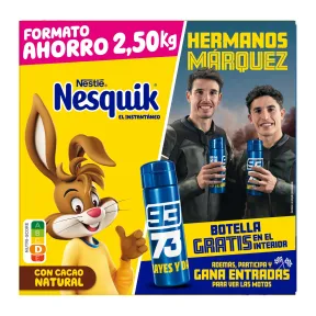 Cacao soluble Nesquik Estuche 2,5kg - Solo 12,25€ suscríbete