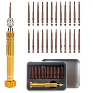 Mini destornilladores para juego práctico.