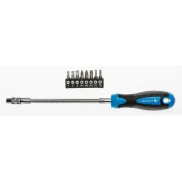Destornillador Hogert Technik con puntas intercambiables