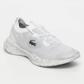 Zapatillas Lacoste Neo Run Eco - Blanco y Gris - 3 cm Suela