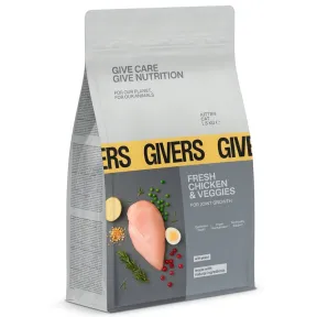 Givers Pienso Sin Cereales para Gatitos Pollo y Vegetales