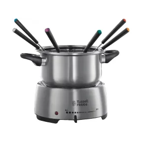 Fondue de Inox Russell Hobbs Fiesta, 2 L y 6 tenedores