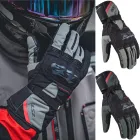 Guantes LS2 Snow Impermeables de Moto Invierno en Gris y Caqui