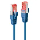 Cable SFTP Cat6 Lindy azul de 3 m para red