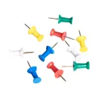 Chinchetas de colores surtidos, 200 unidades, punta de acero
