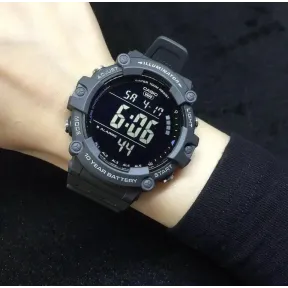 Reloj Deportivo Casio AE-1500WH-8BVEF: Pantalla XL y 100m WR