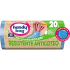 Bolsas de Basura Antigoteo 100% Recicladas, 20L, 15 Unidades