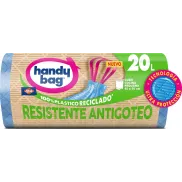 Bolsas de Basura Antigoteo 100% Recicladas, 20L, 15 Unidades