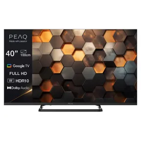 Smart TV PEAQ 40" Full-HD, Dolby Audio, HDR10, Triple Tuner
