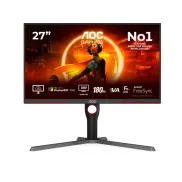 Monitor AOC Q27G3XMNBK 27" QHD 180Hz 1ms - Gaming Negro/Rojo