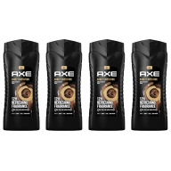 Gel de Ducha Axe Dark Temptation - 4 x 400ml para Hombre