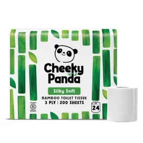 Papel Higiénico Biodegradable de Bambú | 24 Rollos 3 Capas