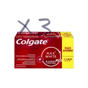 Colgate Max White 3pack: Pasta de Dientes Blanqueante 2x75ml
