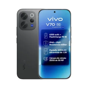 Vivo V70 Smartphone Negro 12+512, Versión Española