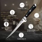 Cuchillo Deshuesador Profesional SHAN ZU 18cm para Cocina