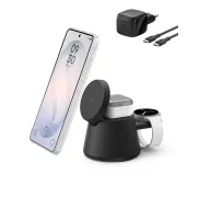 Cargador Magnético 3 en 1 Belkin UltraCharge Pro Qi2 25W