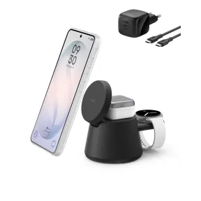 Cargador Magnético 3 en 1 Belkin UltraCharge Pro Qi2 25W