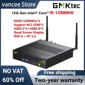 Mini PC GMKtec K10 con Intel Core i9 y soporte para 4 pantallas