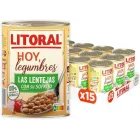 Lentejas con Sofrito Litoral 15x 425gr.