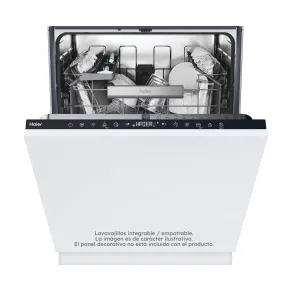 Lavavajillas Integrable Haier 60 cm, 14 Servicios, 44 dB