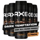 Pack de 6 desodorantes aerosol Axe Dark Temptation 150ml