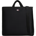 Maletín negro para portátil Tommy Hilfiger Hombre Foundation