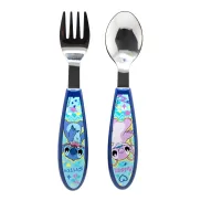 Cubiertos infantiles metálicos de 2 piezas, Stich