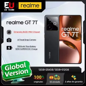 realme GT 7T 5G, Versión Global, 12GB RAM y 256GB