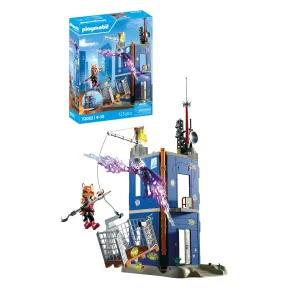 Duelo Emocionante en el Heroes Tower de PLAYMOBIL 72022